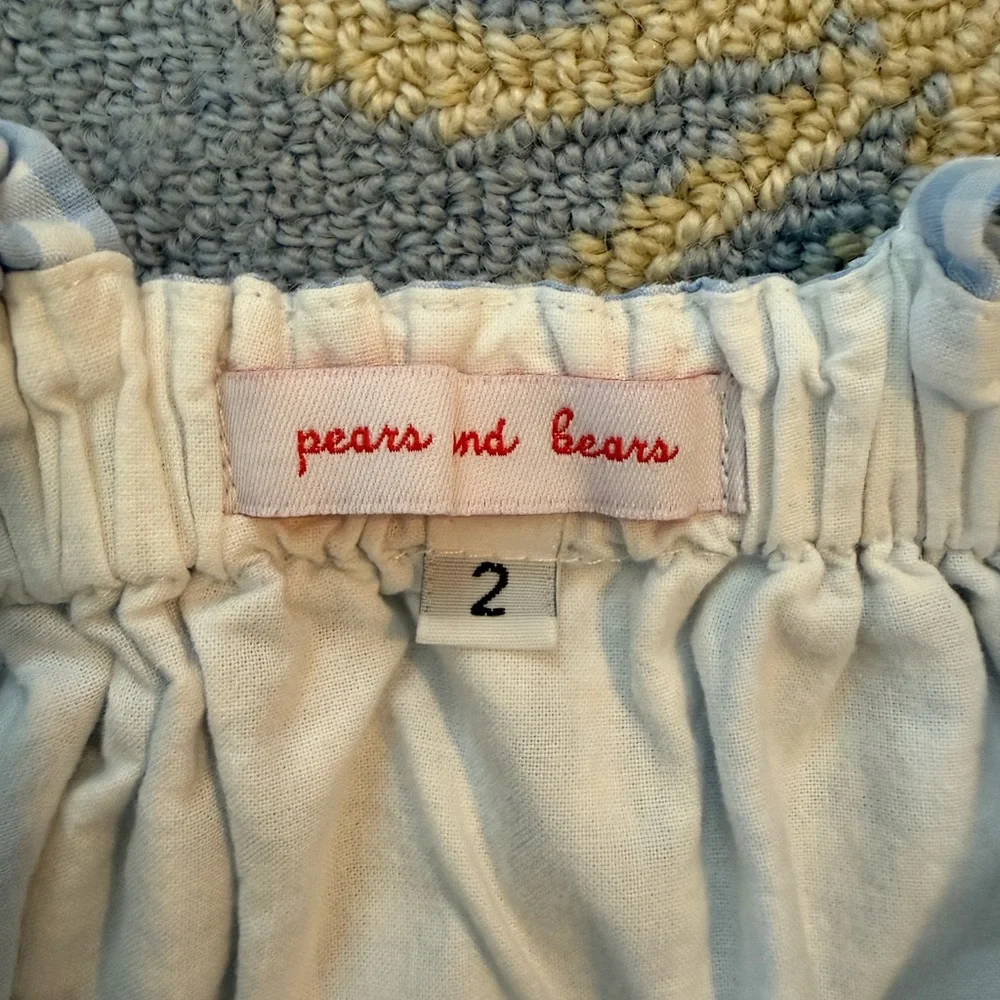 Classic Blue Gingham Baby Diaper Cover